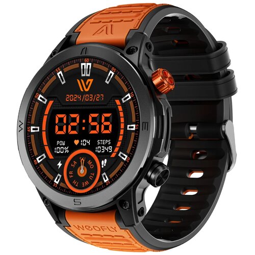 Smartwatch WEOFLY Conquer 47mm Pomarańczowy