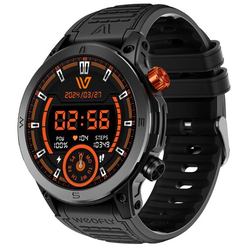 Smartwatch WEOFLY Conquer 47mm Czarny