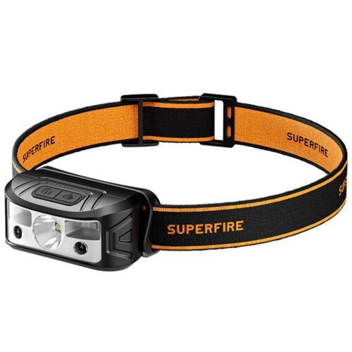 Latarka czołowa SUPERFIRE HL05-K
