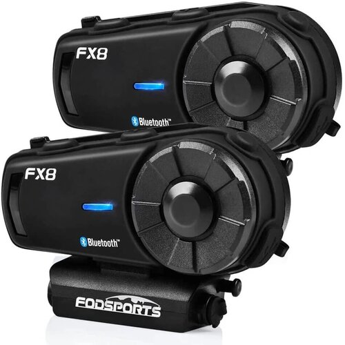 Interkom motocyklowy FODSPORTS FX8 (2 szt.)