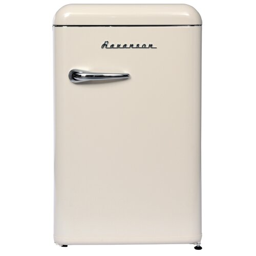 Lodówka RAVANSON LKK-120RC Retro 89.5cm Beżowa