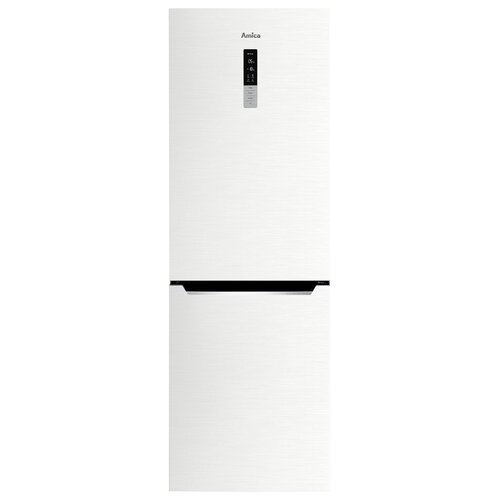 Lodówka AMICA FK3606D.2DFWi (E) No Frost 185cm Biały inox