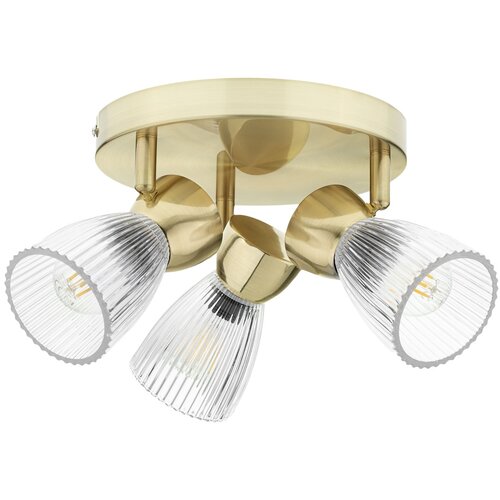 Lampa sufitowa MILAGRO Best Gold ML9977 Złoty