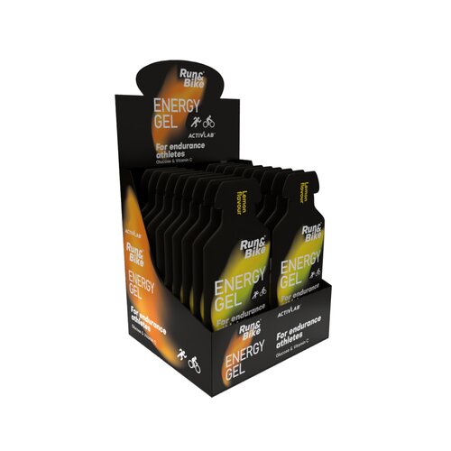Żel energetyczny ACTIVLAB Run&Bike Energy Gel Cytrynowy (18 x 40 g)