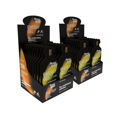 Żel energetyczny ACTIVLAB Run&Bike Energy Gel Cytrynowy (36 x 40 g)