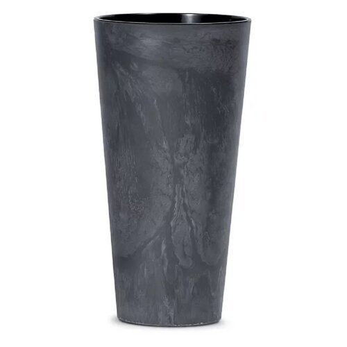 Donica PROSPERPLAST Tubus Slim Beton Effect DTUS250E-S433 15.5L Antracytowy