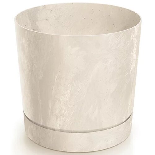 Donica PROSPERPLAST Tubo P Beton Effect (23.9 x 23.1 cm) Kremowy