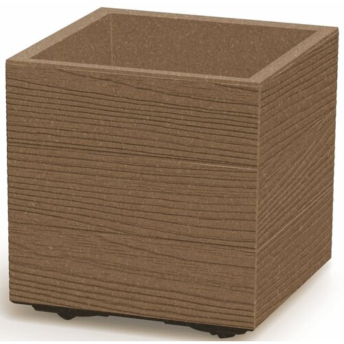 Donica PROSPERPLAST Madera Square ECO Wood 13.1L Brązowy