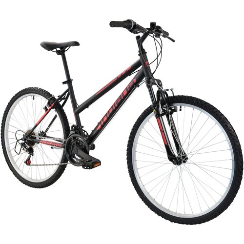 Rower górski MTB INDIANA X-Pulser 1.6 Steel U15 26 cali męski Czarno-czerwony