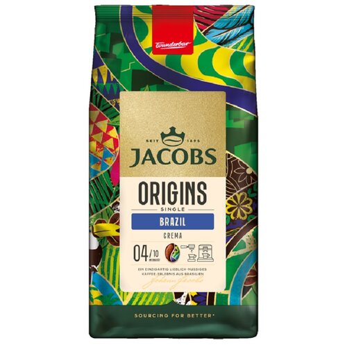 Kawa ziarnista JACOBS Origins Single Brazil 1 kg