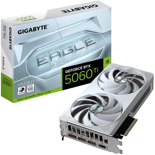 Karta graficzna GIGABYTE GeForce RTX 5060 Ti Eagle OC Ice 16GB DLSS 4