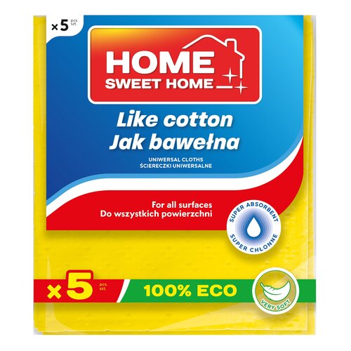 Ściereczki HOME SWEET HOME Jak Bawełna 5 szt.