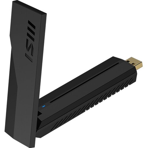 Karta sieciowa MSI BE6500 USB-A, Zewnętrzna, 2.4 / 5 / 6 GHz