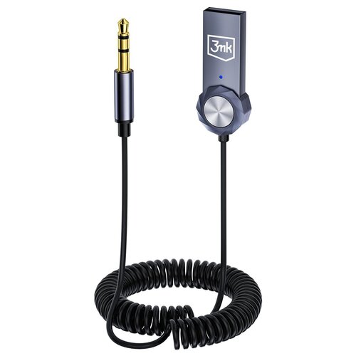 Adapter USB - Jack 3.5 mm 3MK Bluetooth Grafitowy