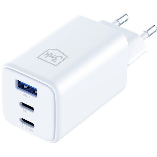 Ładowarka sieciowa 3MK Hyper GaN Charger 65W Biały