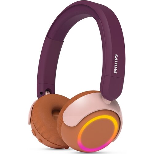 Słuchawki nauszne PHILIPS TAK4200MP Fioletowy