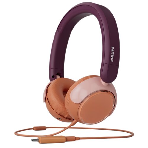Słuchawki nauszne PHILIPS TAK2000MP Fioletowy