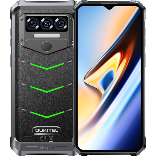 Smartfon OUKITEL WP38 6/256GB 6.52" Czarno-zielony