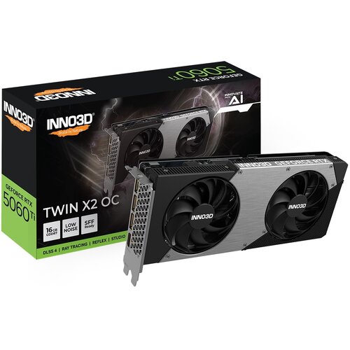 Karta graficzna INNO3D GeForce RTX 5060 Ti Twin X2 OC 16GB DLSS 4