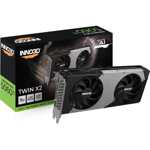 Karta graficzna INNO3D GeForce RTX 5060 Ti Twin X2 16GB DLSS 4