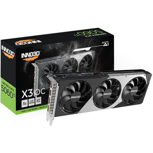 Karta graficzna INNO3D GeForce RTX 5060 Ti X3 OC 8GB DLSS 4