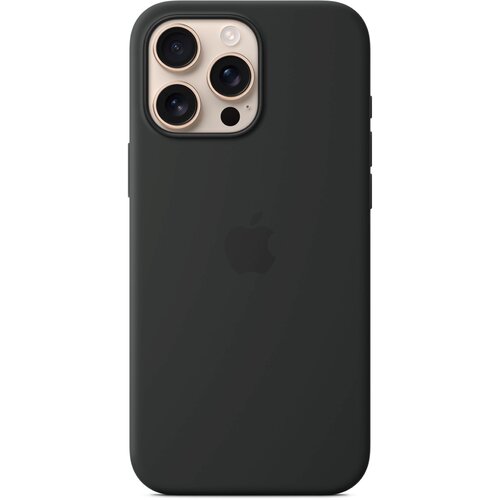 Etui APPLE Silicone Case MagSafe do iPhone 16 Pro Max Czarny