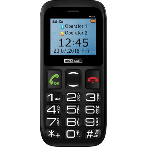 Telefon MAXCOM MM426 SE Czarny