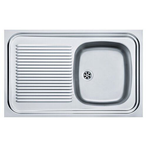 Zlewozmywak jednokomorowy z ociekaczem FRANKE Sara SXN 711 ECO 103.0205.153 Stalowy 50x80