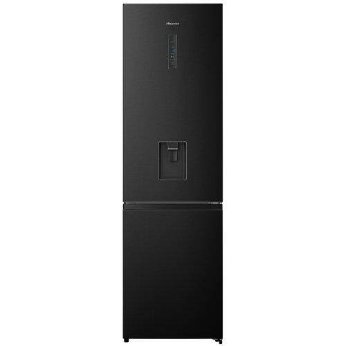 Lodówka HISENSE RB440N4WFE No Frost 200.4cm Czarna Podajnik wody Licowane drzwi Szuflada z niższą temperaturą
