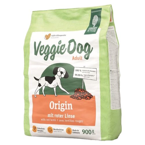 Karma dla psa GREEN PETFOOD VeggieDog Origin Adult z soczewicą 900 g