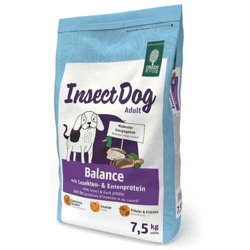 Karma dla psa GREEN PETFOOD InsectDog Balance Adult 7.5 kg