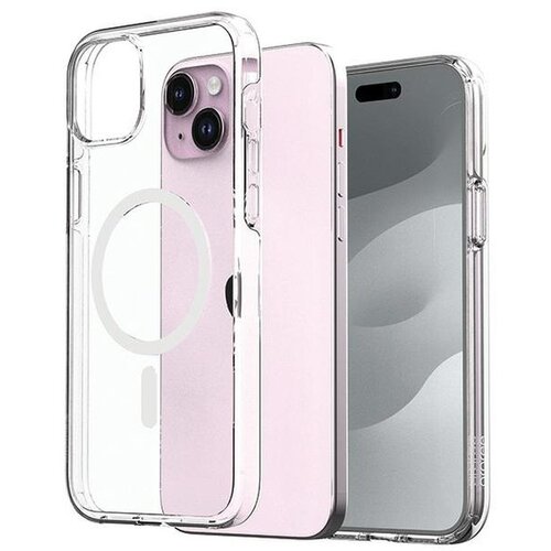 Etui ARAREE Duple M do Apple iPhone 14 Plus/15 Plus Przezroczysty