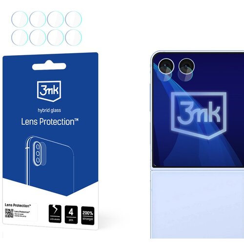 Szkło hybrydowe na obiektyw 3MK Lens Protection do Samsung Galaxy Z Flip 7