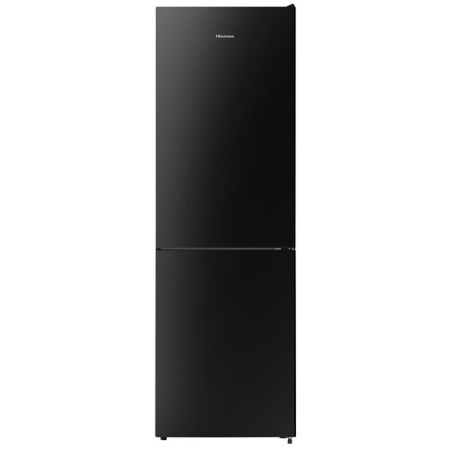 Lodówka HISENSE RB390N4GBE No frost 186cm Czarna (szkło) Licowane drzwi Szuflada z niższą temperaturą
