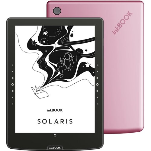 Czytnik e-booków INKBOOK Solaris 6", Podświetlany ekran, Wi-Fi, Bez reklam Różowy