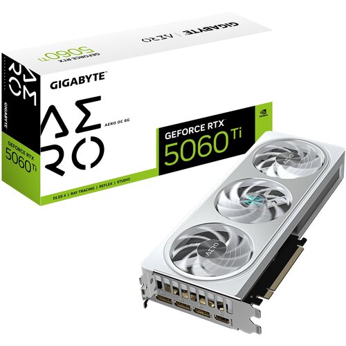 Karta graficzna GIGABYTE GeForce RTX 5060 Ti Aero OC 8GB DLSS 4