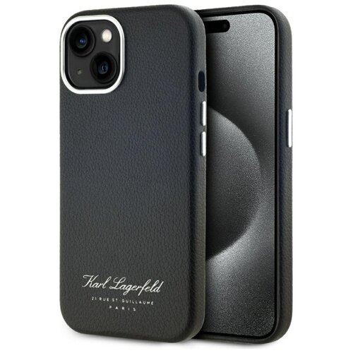 Etui KARL LAGERFELD Hotel RSG do Apple iPhone 15 Czarny