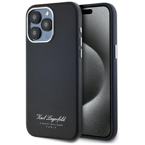 Etui KARL LAGERFELD Hotel RSG do Apple iPhone 15 Pro Czarny