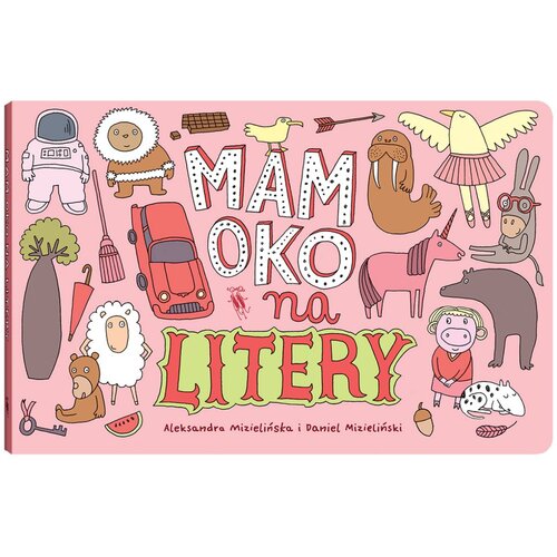 Książka Miasteczko Mamoko Mam oko na litery Aleksandra i Daniel Mizielińscy (twarda okładka)