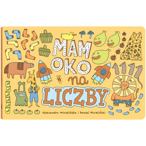 Książka Miasteczko Mamoko Mam oko na liczby Aleksandra i Daniel Mizielińscy (twarda okładka)