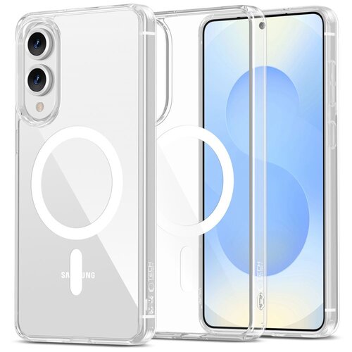 Etui TECH-PROTECT FlexAir Hybrid MagSafe do Samsung Galaxy S25 Edge Przezroczysty