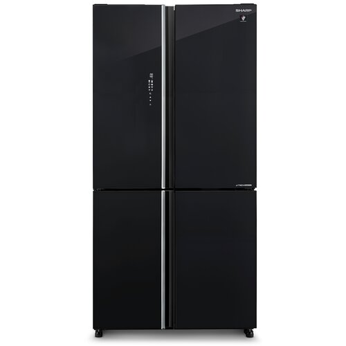 Lodówka SHARP SJ-GP780D-BK No Frost 183cm Czarne szkło ION Plasmacluster