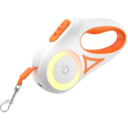 Smycz ROJECO RSSQYSFG3M-06 (3 m - 15 kg) Pomarańczowy
