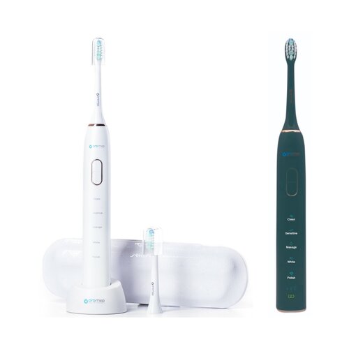 Szczoteczka soniczna OROMED ORO-BRUSH Biały + Szczoteczka soniczna OROMED ORO-BRUSH Zielony