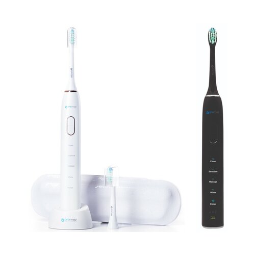 Szczoteczka soniczna OROMED ORO-BRUSH Biały + Szczoteczka soniczna OROMED ORO-BRUSH Czarny