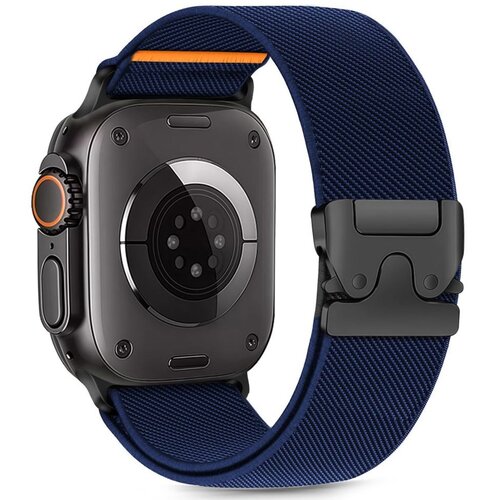 Pasek TECH-PROTECT Nylon Clasp do Apple Watch 6/7/8/9/SE/Ultra (44/45/46/49mm) Granatowy
