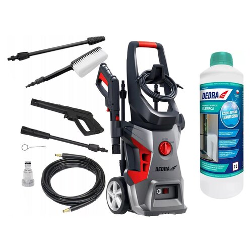 Myjka ciśnieniowa DEDRA DED8819 + Preparat do mycia elewacji DEDRA DED8823A7 1 l