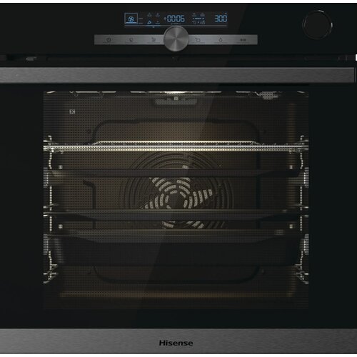 Piekarnik HISENSE BSA66334PG Elektryczny parowy Czarny A+ Funkcja Pizza, termosonda