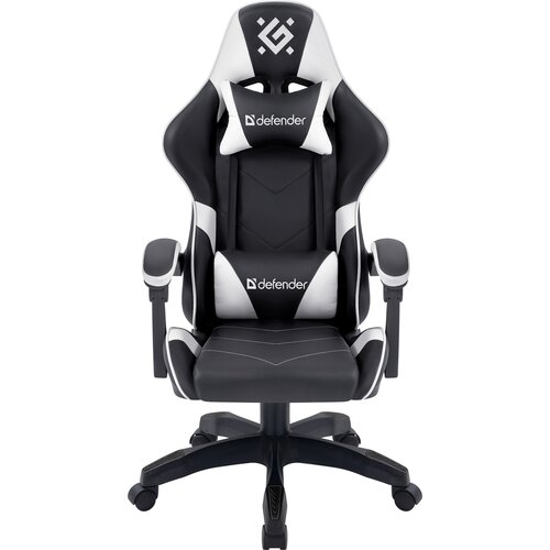 Fotel DEFENDER Companion Czarno-biały
