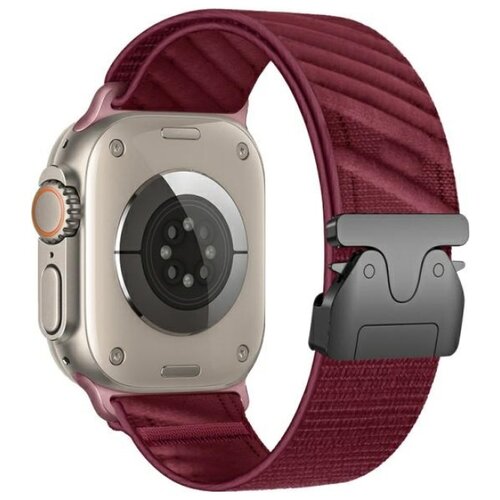Pasek BELINE Oblique do Apple Watch 38/40/41mm Czerwony